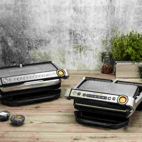 Optigrill XL bordgrill rustfritt stål ni programmer