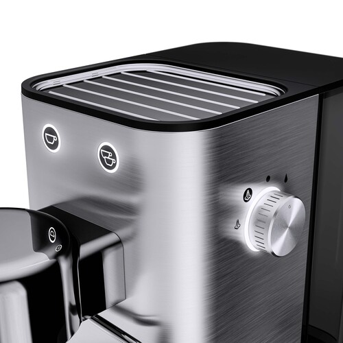 Lumero espressomaskin med innebygd damp- og melkedyse 2 programmer 