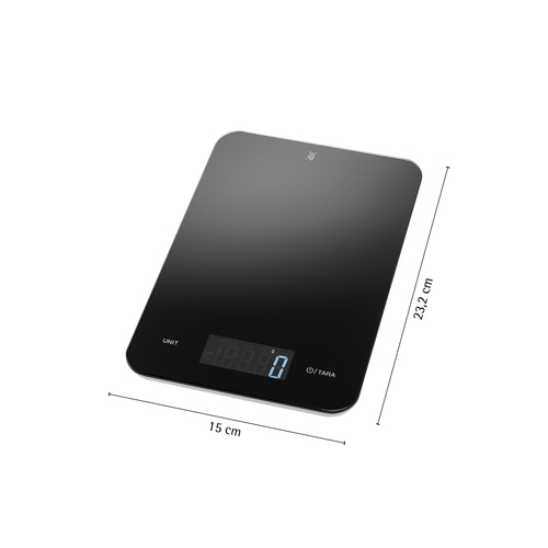 Kjøkkenvekt  svart, (ml,g,fl.oz,lb/oz), maks 5 kg, min 1 g 
