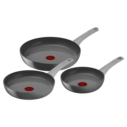 Renew ON 3 pcs set : Frypans 20, 24 and 28 cm Grey