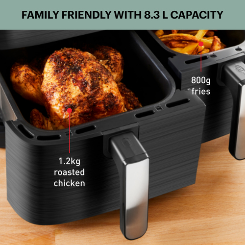 Dual Easy Fry – Air fryer – 8,3 liter