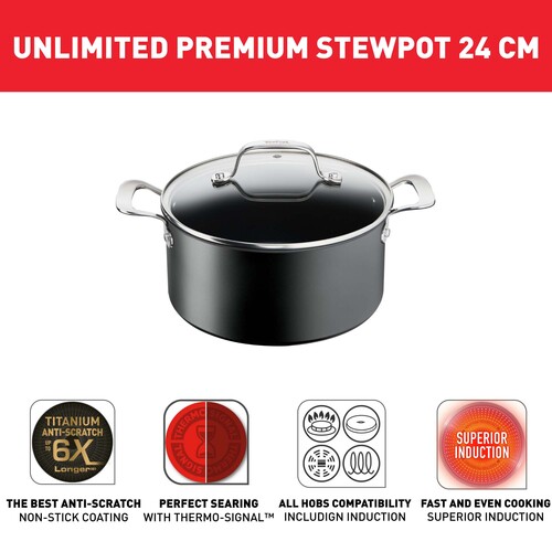 Unlimited Premium Kjele 24 cm med lokk 