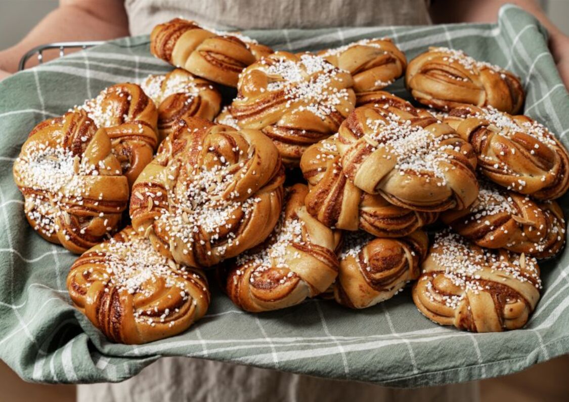 Bak klassiske kanelboller