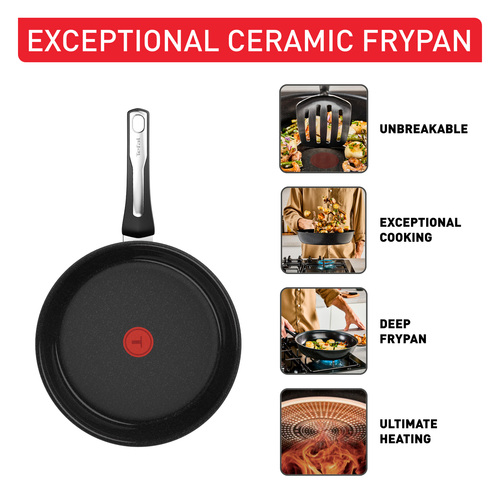 Exceptional Ceramic stekepanne 28 cm