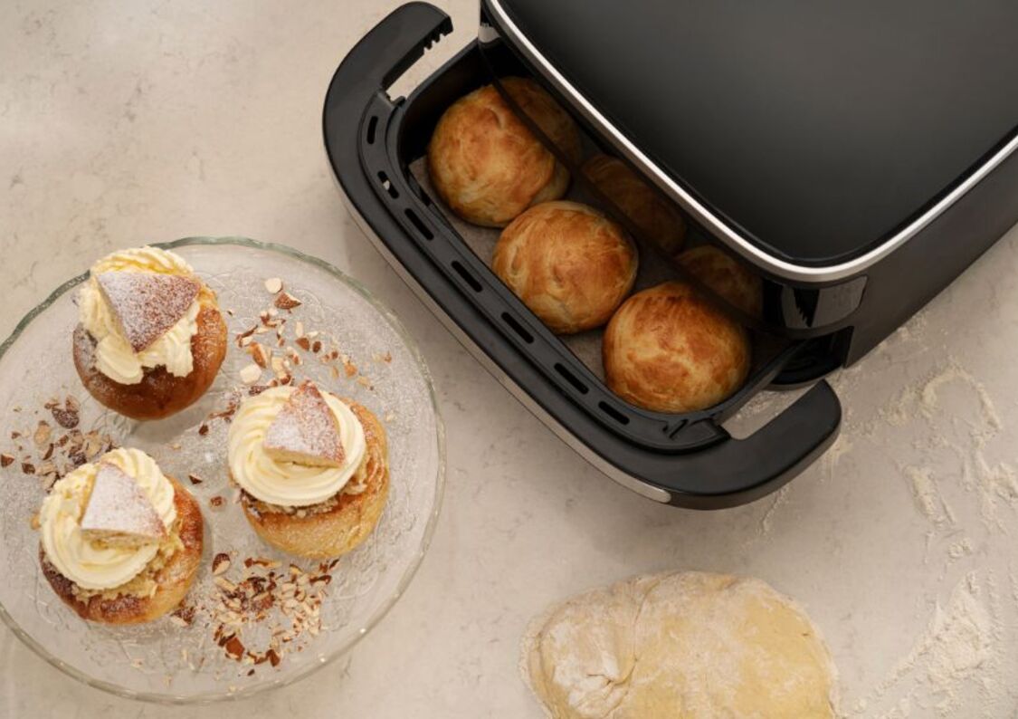 Oppskrift – Klassisk fastelavnsbolle i air fryer