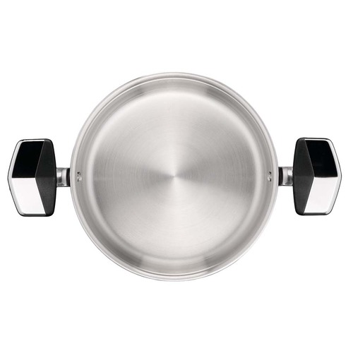 Gryte 20 cm/2,7 l. med lokk, Rustfritt Stål Ubehandlet, Emotion Plus SS