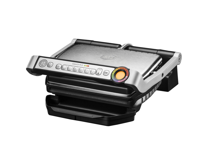 Optigrill+ bordgrill rustfritt stål seks programmer