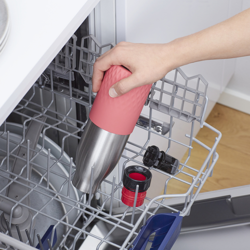 Bludrop Sleeve Vannflaske av Rustfritt stål 0,5 l rosa 