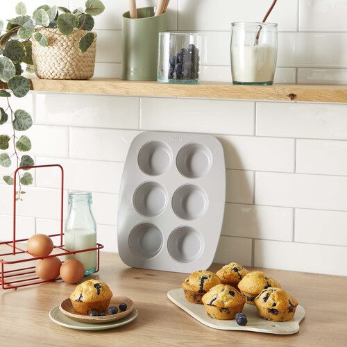 Ceramik muffinsform 6 stk. 27,5 x 22,5 cm