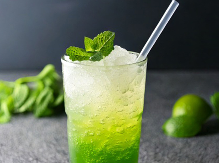 Slushy mojito (mocktail)