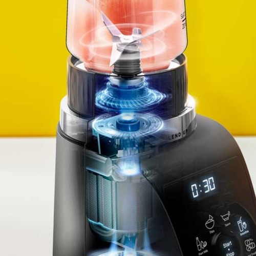 Blend Up Blender Warm Grey - 0,7L to-go-flaske