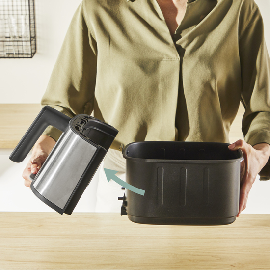 Easy Fry Silence-air fryer 5L rustfritt stål 