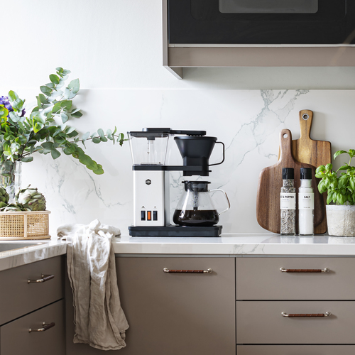Blooming kaffetrakter Matte Silver ti kopper