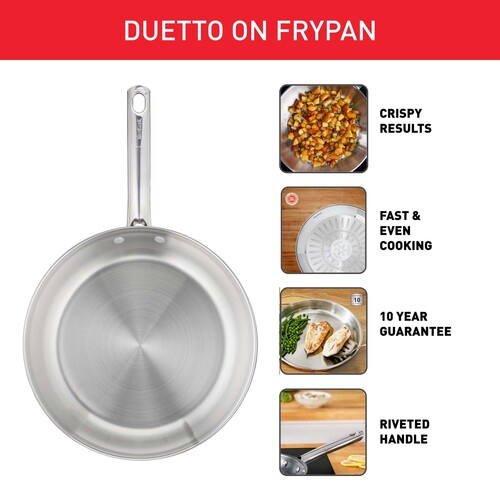 Duetto ON stekepanne 28 cm, ubelagt