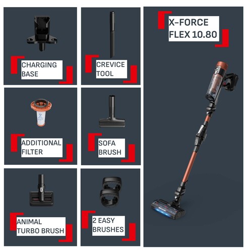 X-Force 10.80 Animal Trådløs støvsuger