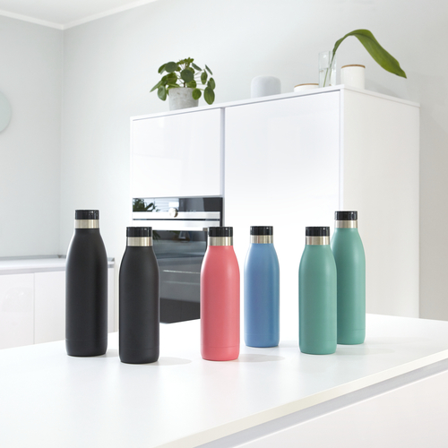 Bludrop Basic Vannflaske av rustfritt stål 0,5 l 0,5 l Blå 