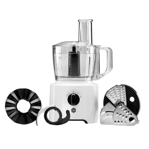 Easy Force foodprosessor hvit kompakt liten 2,4 l