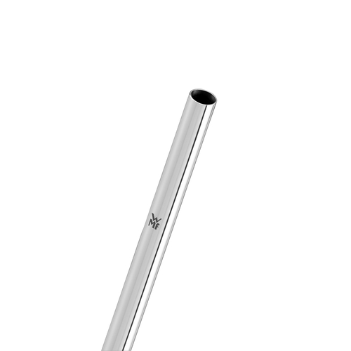 Baric sugerør, bøyde med børste, 6 stk (24 cm) i rustfritt stål 