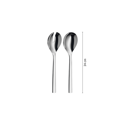 Nuova  salatbestikk 25 cm – 2 deler, rustfritt stål Cromargan® 