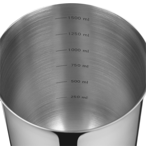 Blandebolle med lokk, 12,5 cm/ 1,5 L i rustfritt stål 