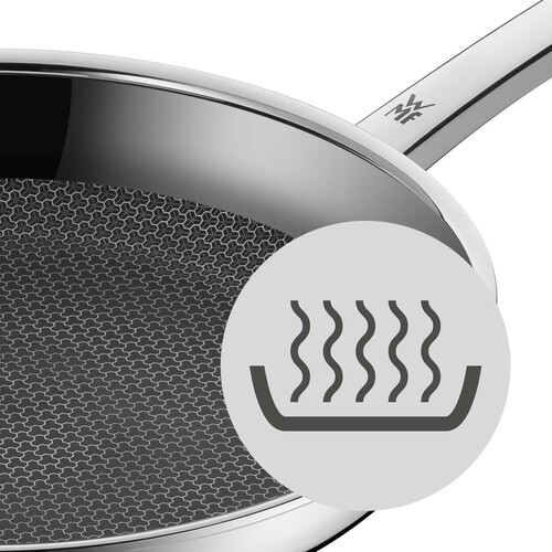 Profi Resist stekepanne høy 28 cm, hybridbelegg, non-stick/stål 