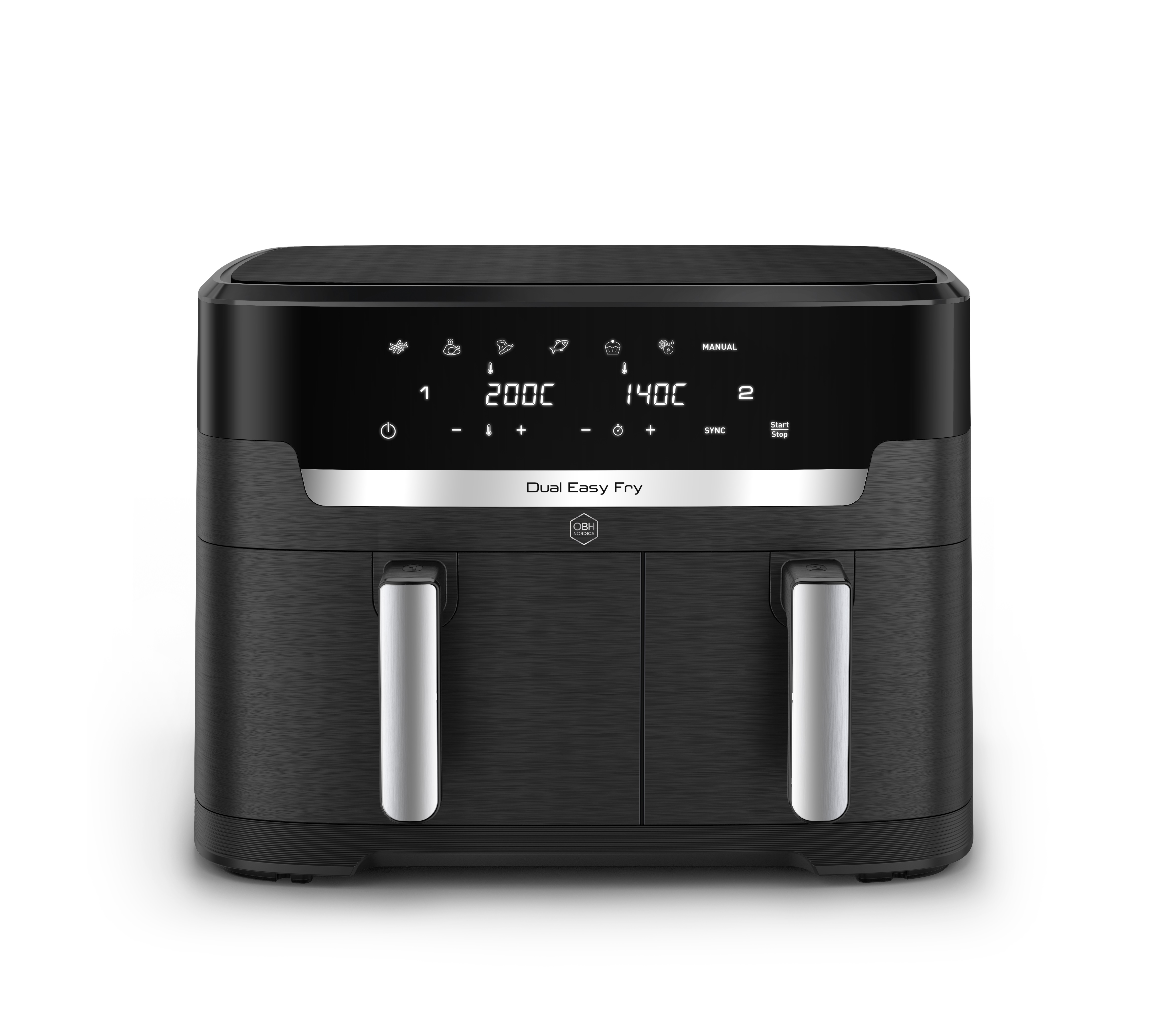 XXL Dual Easy Fry 11 L Svart - Air fryer