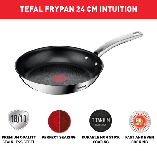 Intuition Stekepanne 24 cm Rustfritt stål 