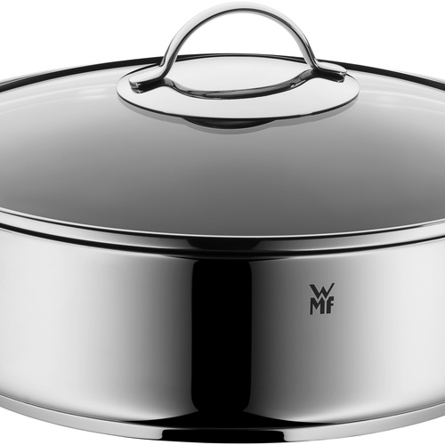 Traktørpanne 28 cm med glasslokk, non-stick-belegg Stålbunn 