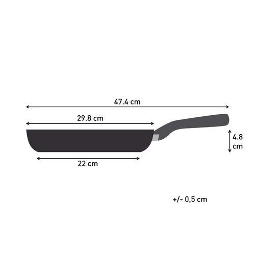 Intens'Ceram Stekepanne 28 cm Svart 