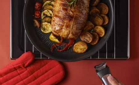 Stekepanner med løst håndtak