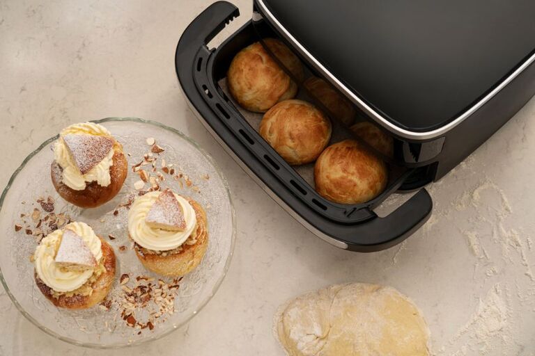 Oppskrift – Klassisk fastelavnsbolle i air fryer