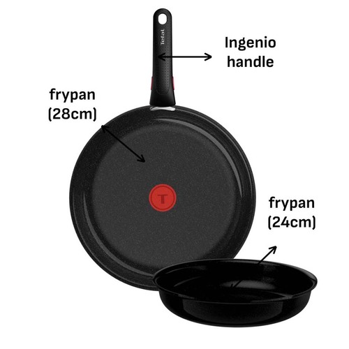 Ingenio G7 Excellence Ceramic Stekepannesett 3 deler