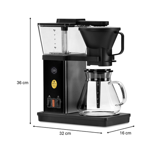 Blooming kaffetrakter matt svart ti kopper
