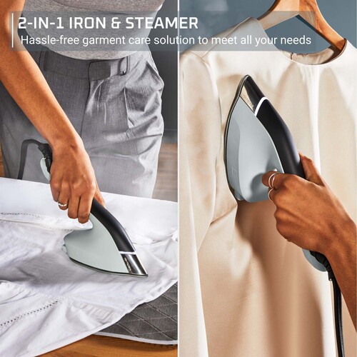 Duo Power 2-i-1 steamer/strykejern og strykematte