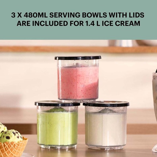 Dolci Gelato, 9 in 1 iskremmaskin 