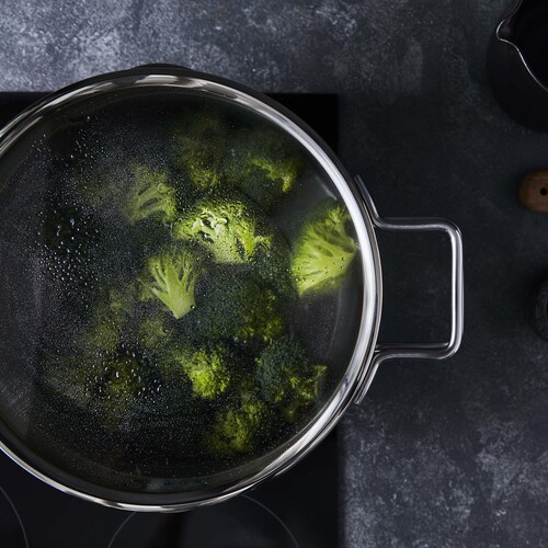 Nordica Kjele 24 cm / 4,8 l med dampkurv og lokk 