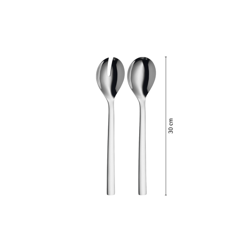 Nuova salatbestikk 30 cm – 2 deler, rustfritt stål Cromargan® 