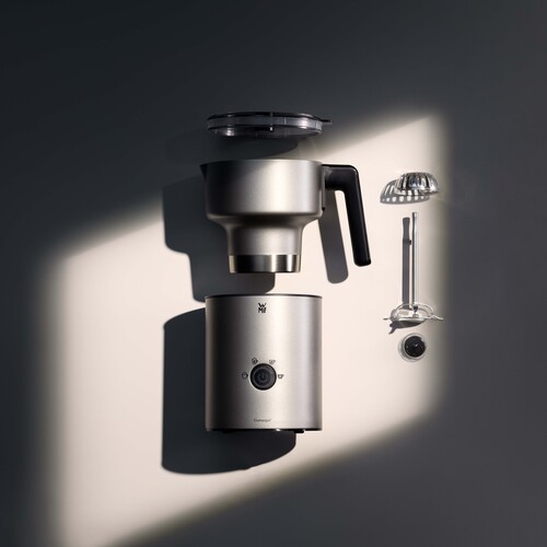 Lono SIlk melkeskummer 0,5 L med 4 programmer, rustfritt stål 