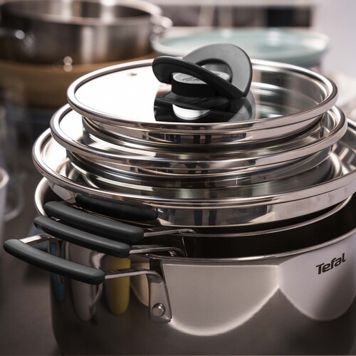 Tefal Opti'space 6 pcs set Grey