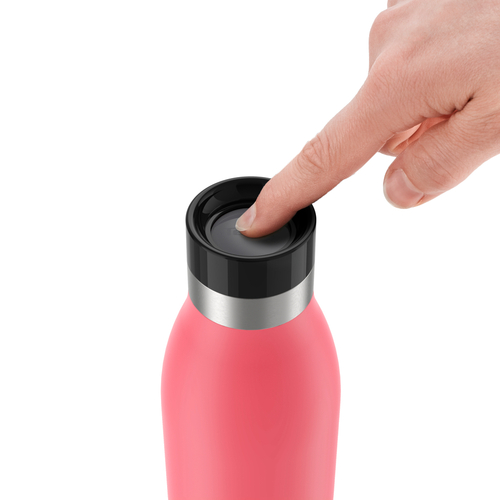 Bludrop Basic Vannflaske av Rustfritt stål 0,5 l rosa 