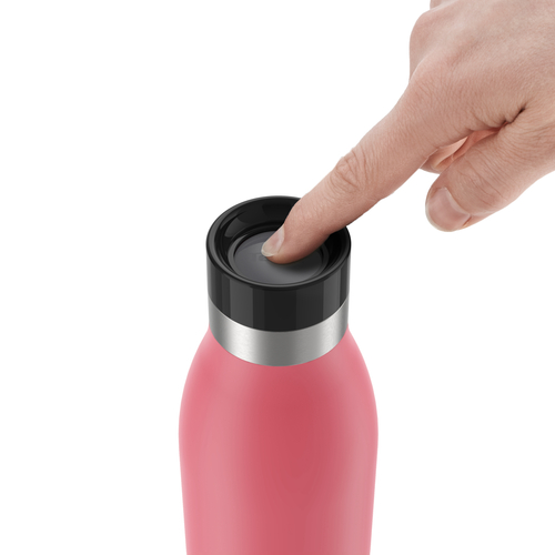 Bludrop Basic Vannflaske av Rustfritt stål 0,5 l rosa 