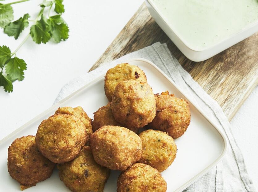Glutenfri falafel av røde linser