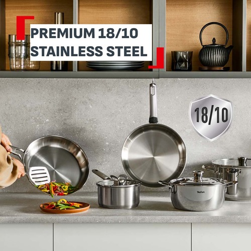 Stekepanne 20 cm Rustfritt Stål Ubehandlet, Emotion Plus
