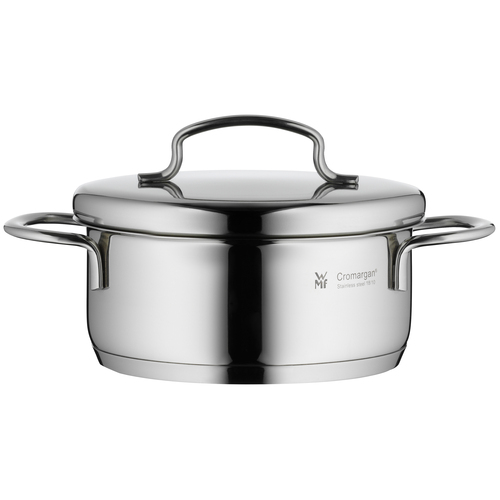 Mini gryte lav 12 cm /0,7 L med lokk, rustfritt stål Cromargan® 