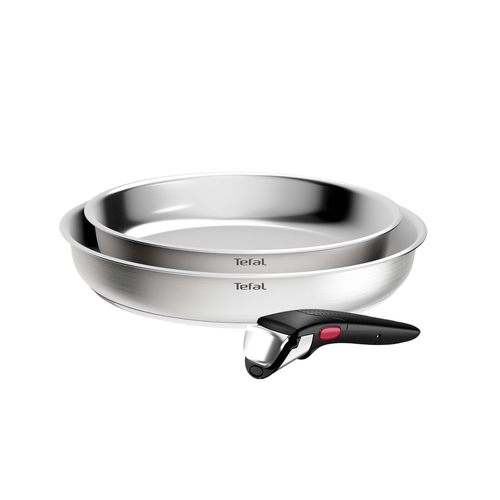 Stekepannesett 3 deler, Ingenio G7 Emotion Brushed Uncoated 