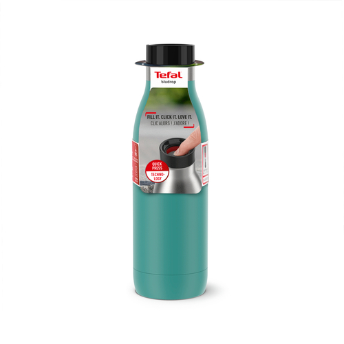 Bludrop Basic Vannflaske av rustfritt stål 0,5 l Grønn 