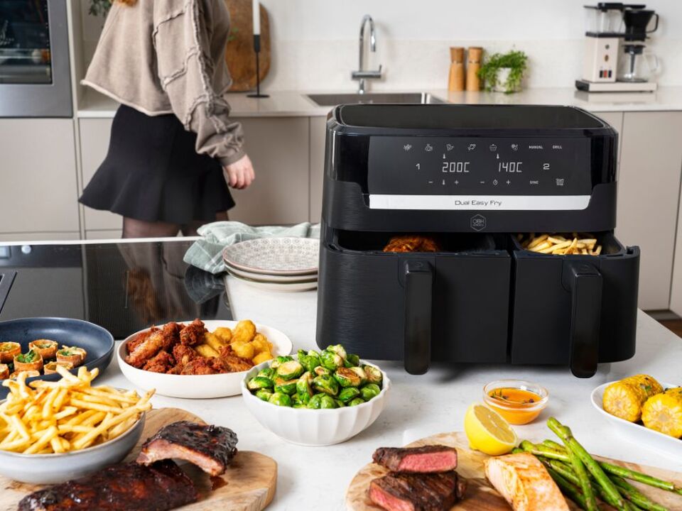 Dual Easy Fry 8.3L Black
