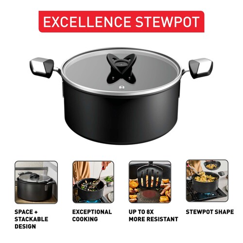 Excellence gryte 20 cm med lokk