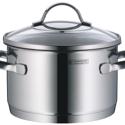 Provence Plus gryte 16 cm /1,9 L med lokk, i rustfritt stål 