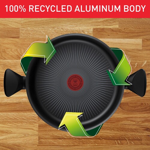 So Recycled Gryte 24 cm med lokk Svart 